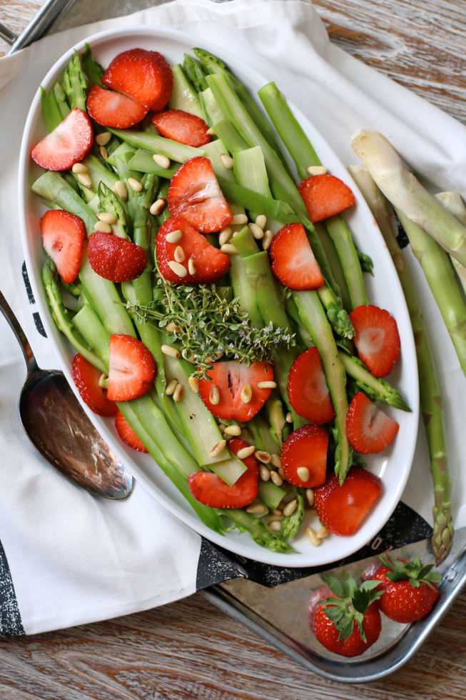 Erdbeer-Spargel-Salat