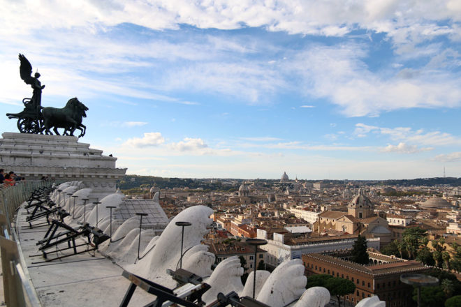 Meine 5 Highlights in Rom - Aussichtsplattform auf dem Monument Vittorio Emanuele II