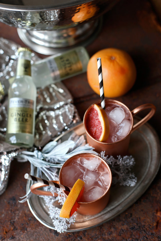 Rezept Mexican Mule mit Grapefruit und Tequila