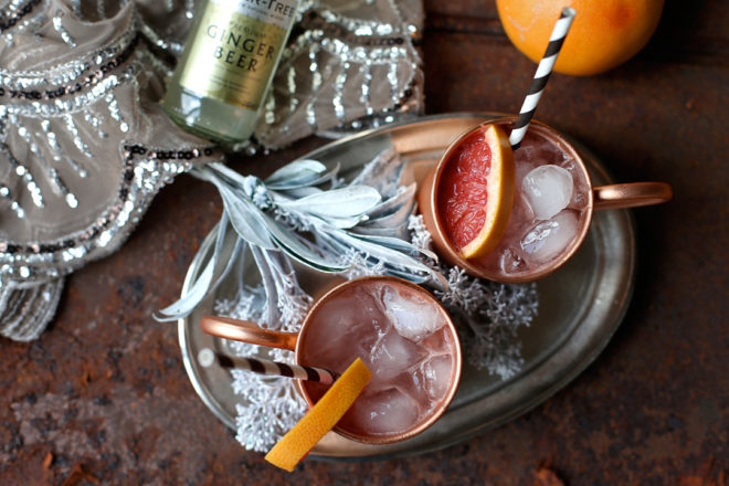 Rezept Mexican Mule mit Grapefruit und Tequila