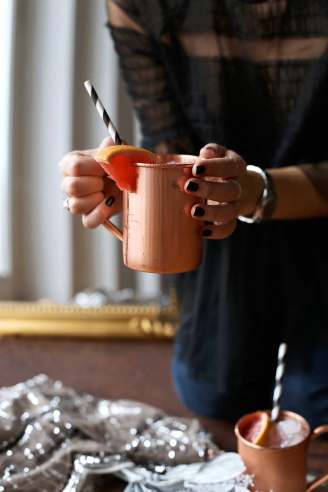 Rezept Mexican Mule mit Grapefruit und Tequila