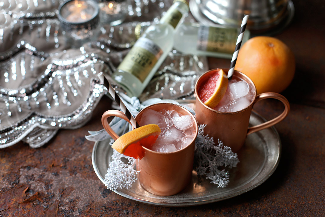 Mexican Mule mit Grapefruit und Tequila Pieces of Mariposa