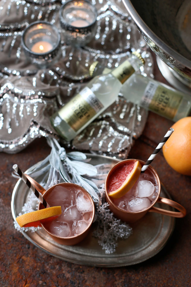 Rezept Mexican Mule mit Grapefruit und Tequila