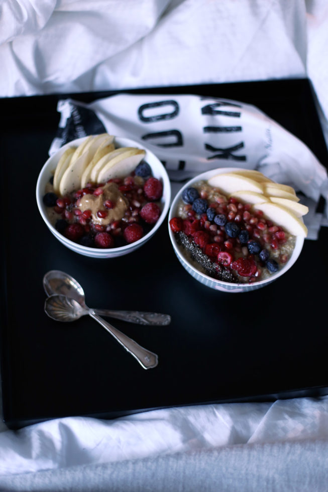 Rezept Quinoa-Porridge mit Nashi-Birne und Beeren, Quinoaporridge, Quinoa Porridge