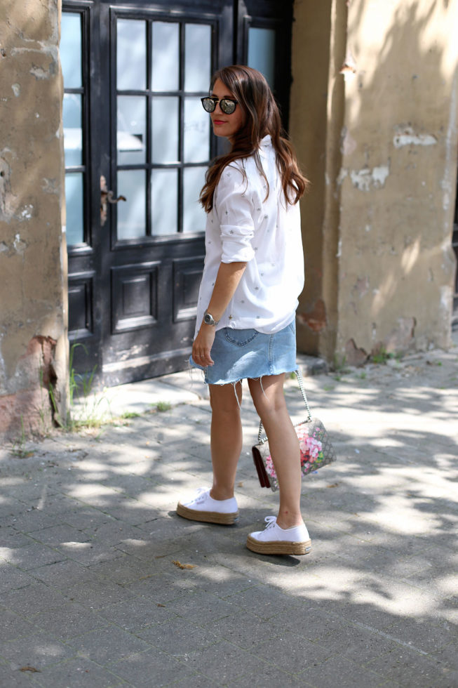 Superga platform bianche outfit cheap