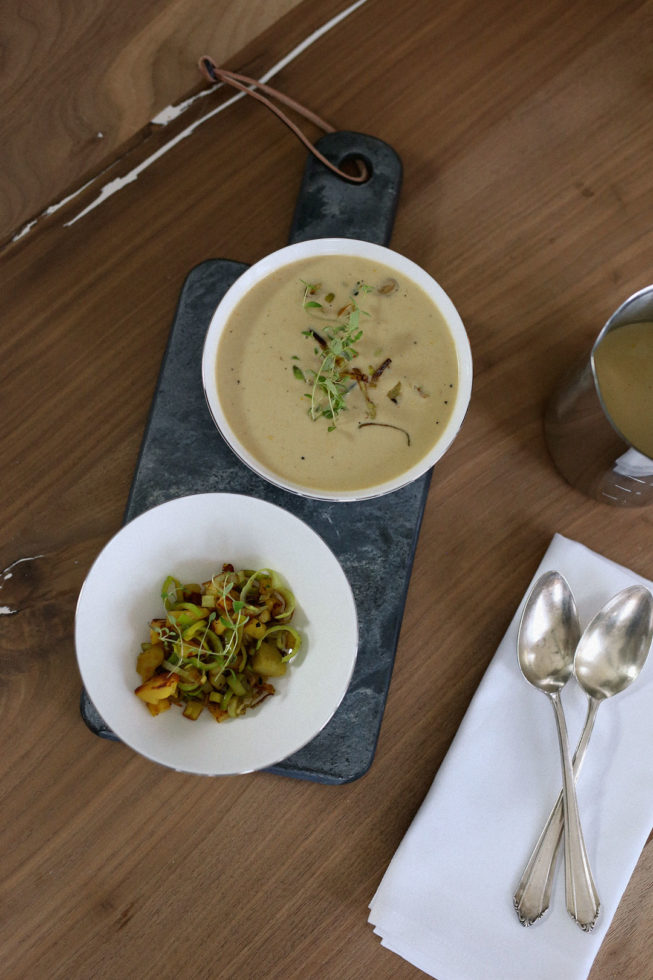 Rezept Cremige Maronensuppe mit Thymian