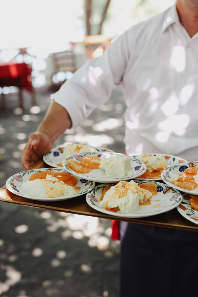 Nachspeise in der Locanda dell‘Isola am Comer See