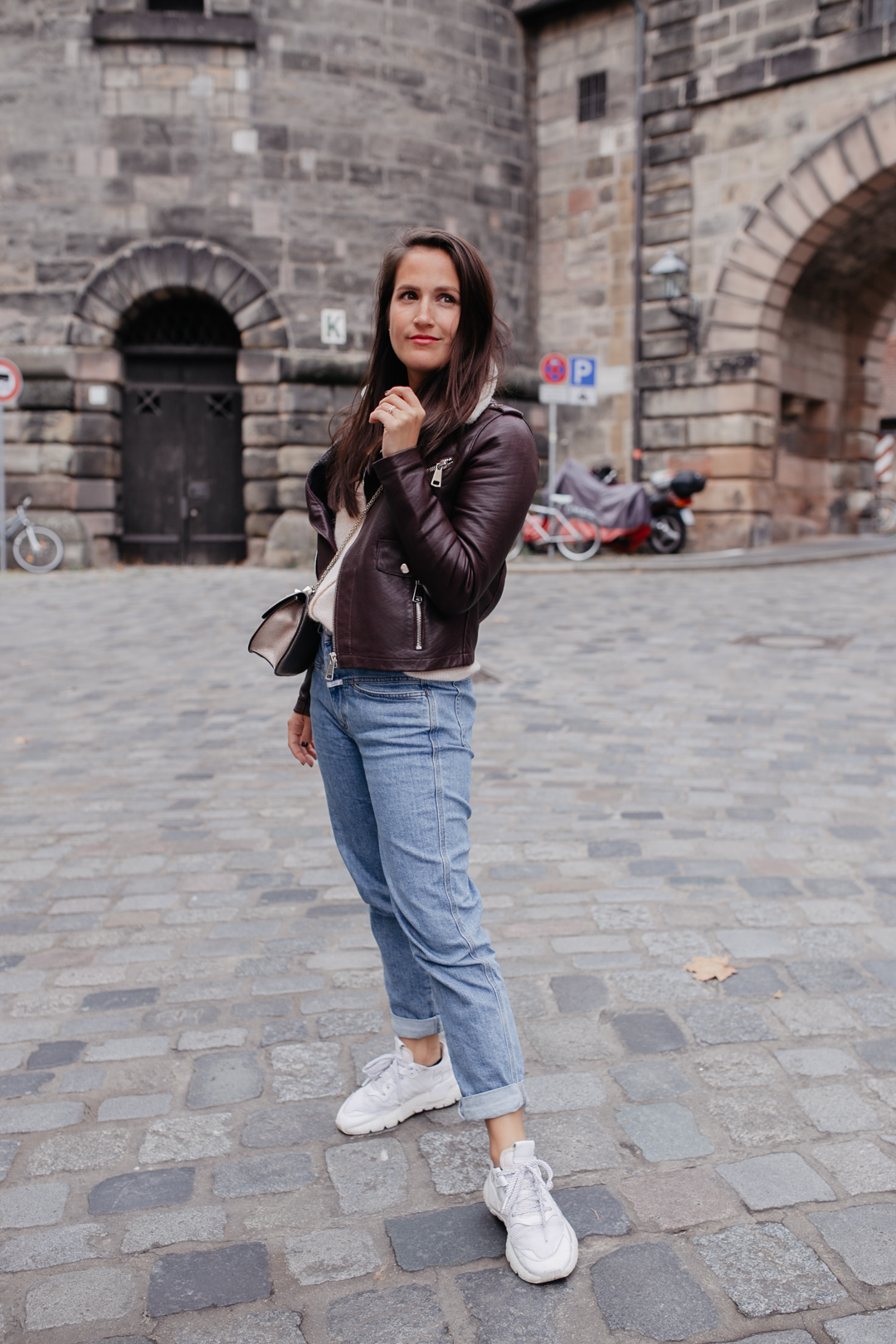 Herbstliches Outfit mit Maje Lederjacke - Pieces of Mariposa // Fashion & Lifestyle Blog Nürnberg