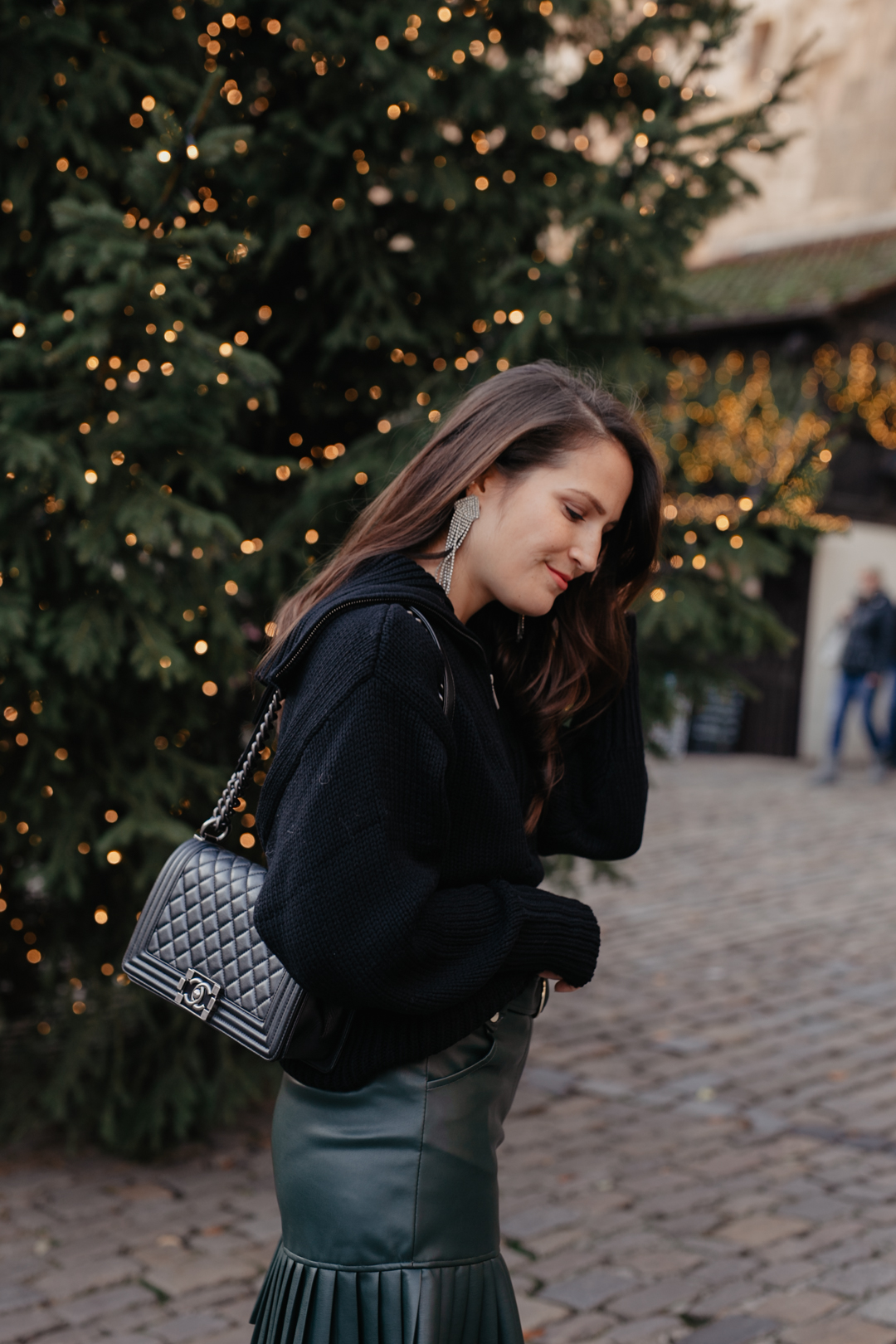 Schlichtes Weihnachtsoutfit