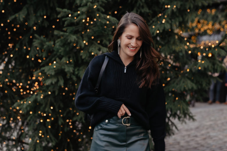 Schlichtes Weihnachtsoutfit