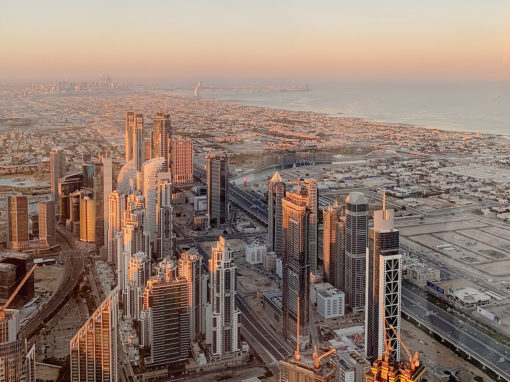 Sonnenaufgang vom Burj Khalifa