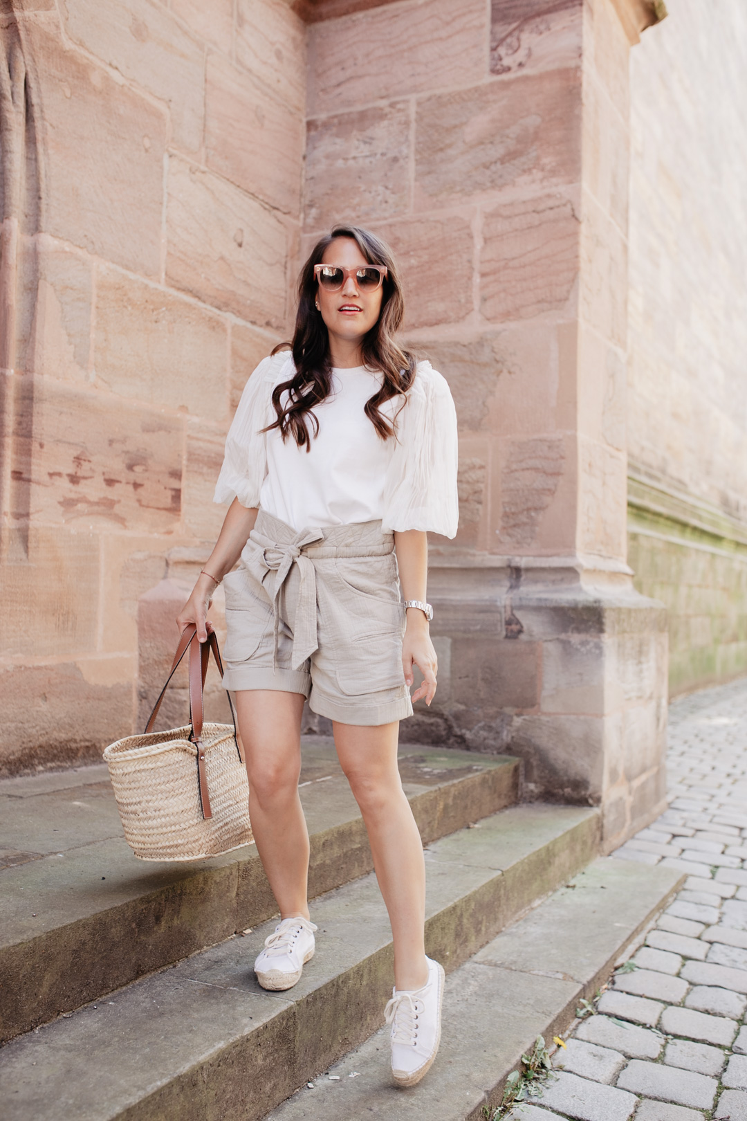 Outfit mit Isabel Marant Belize Shorts // Pieces of Mariposa