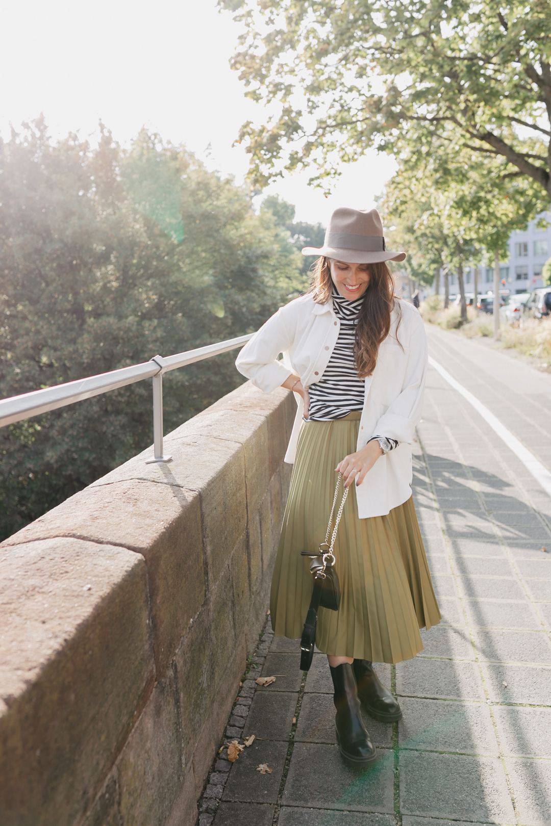 Outfit mit Chunky Boots