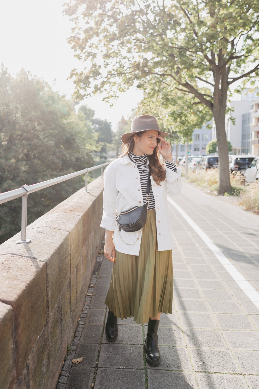 Outfit mit Chunky Boots