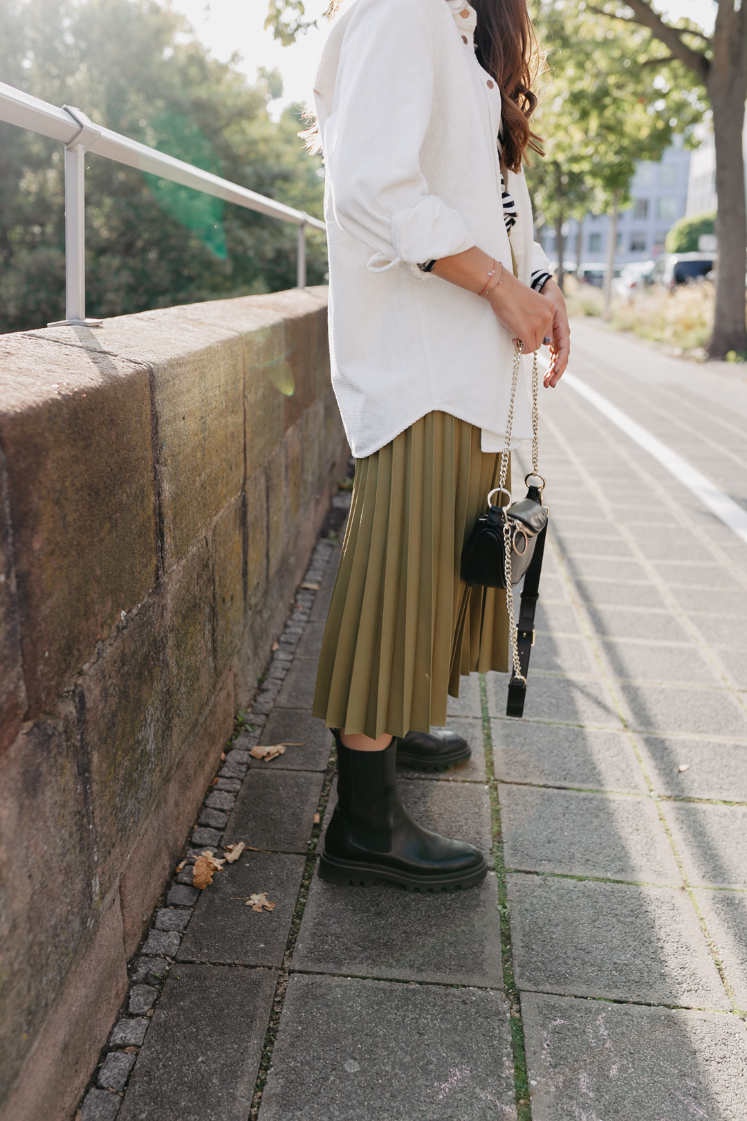 Outfit mit Chunky Boots