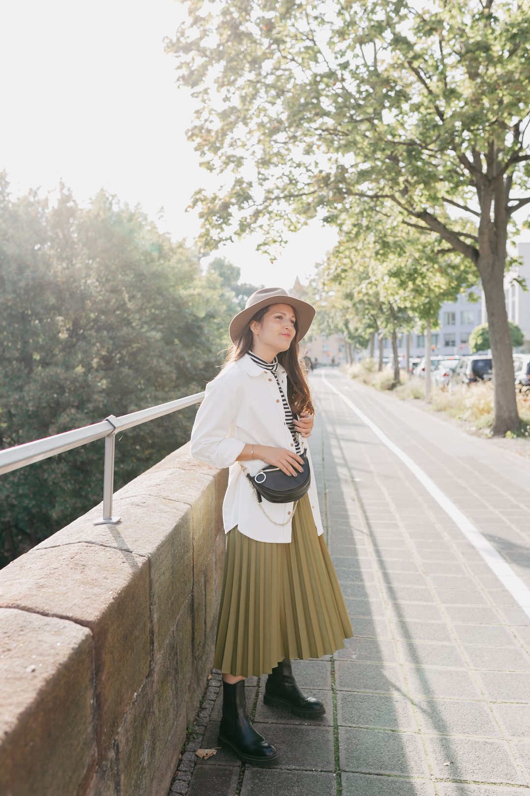 Outfit mit Chunky Boots