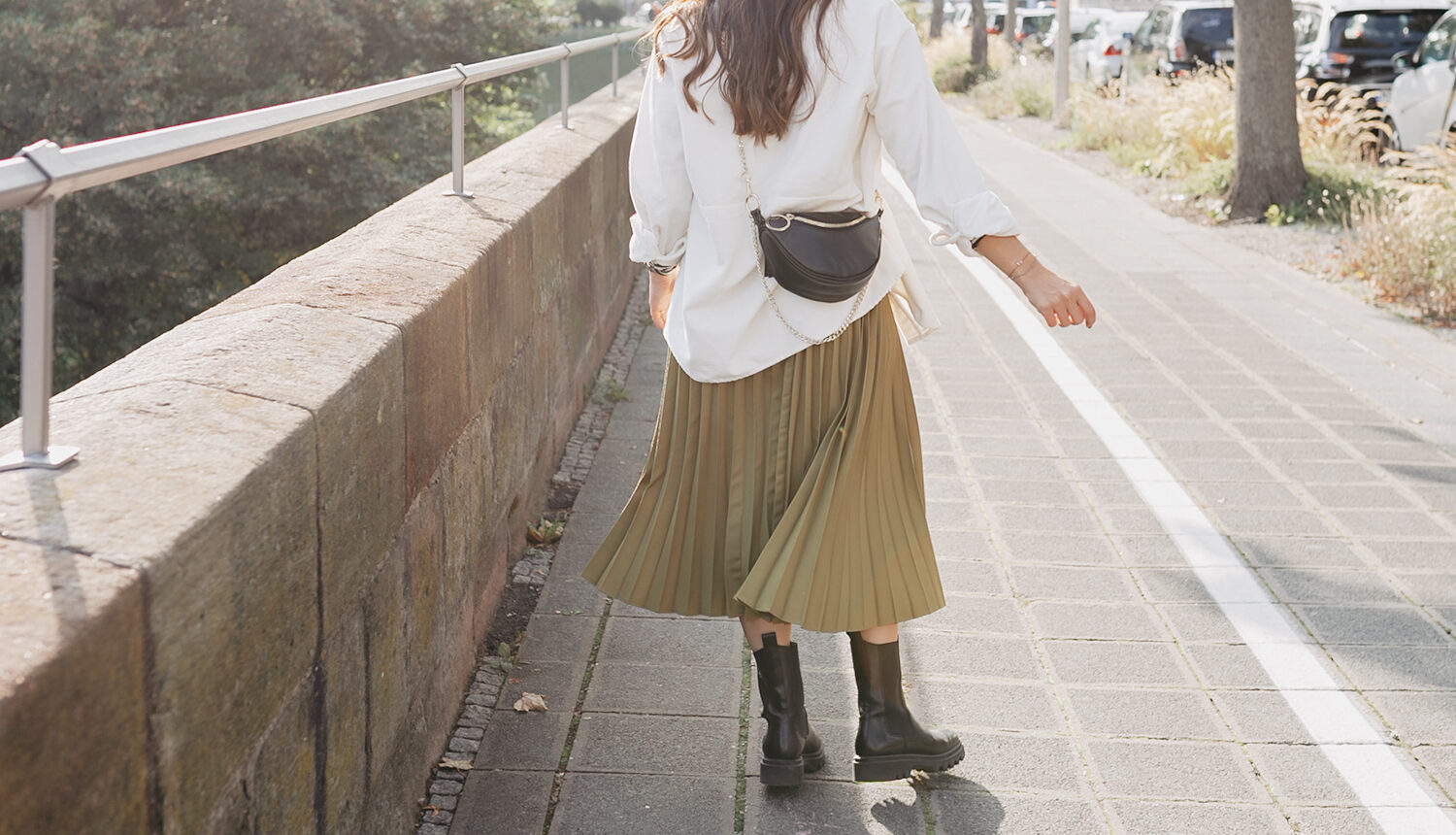 Outfit mit Chunky Boots