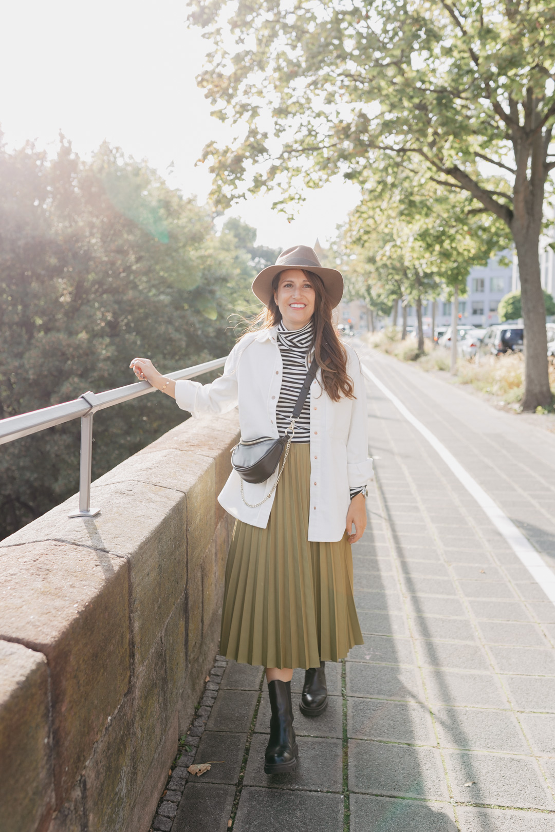 Outfit mit Chunky Boots